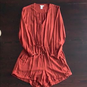 Orange H&M romper